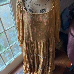 Ivy City Co Floral Smocked Dress